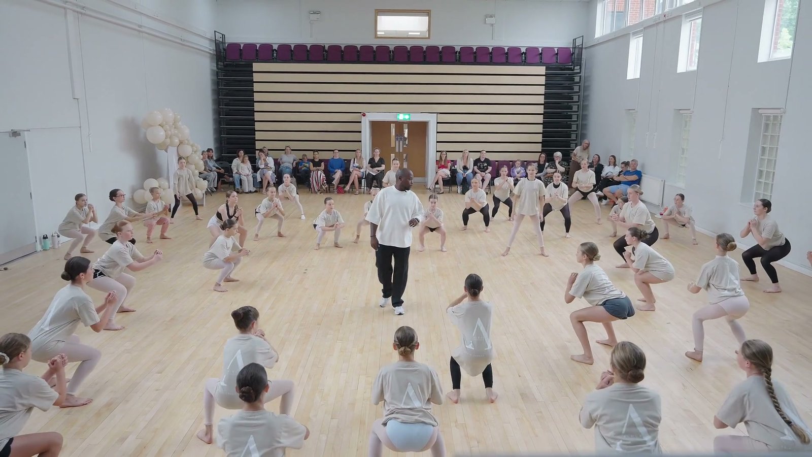 A group rehearsing together at Almur Academy